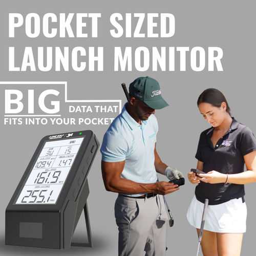 A-ONE Precision Performance Portable Launch Monitor + 12 month Premium App Subscription