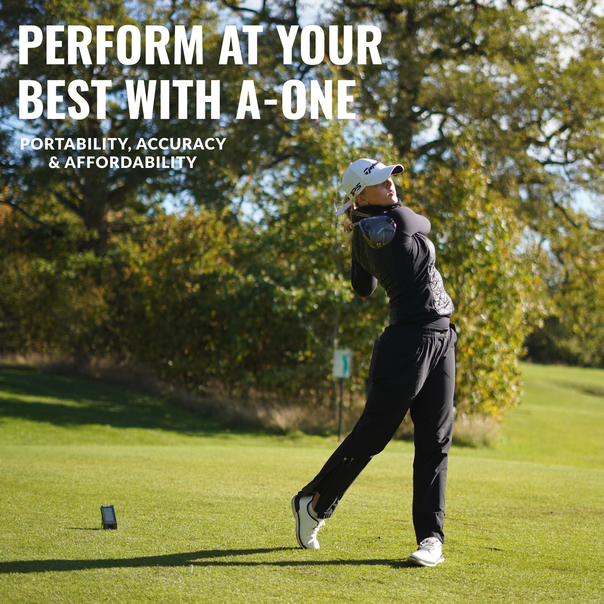 A-ONE Precision Performance Launch Monitor + Free Putting Arc