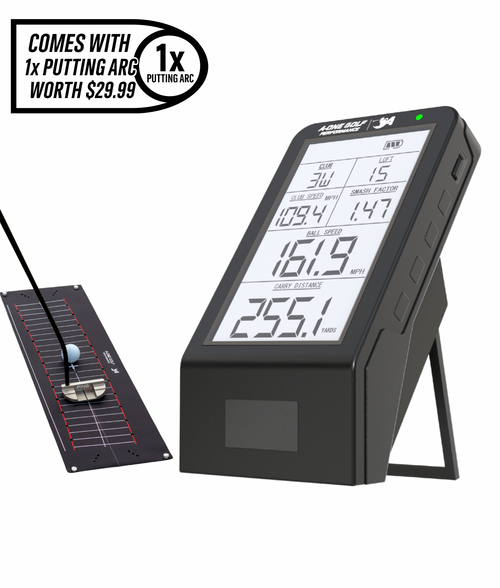 A-ONE Portable Launch Monitor + Free Putting Arc