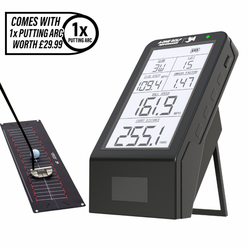 A-ONE Precision Performance Launch Monitor + Free Putting Arc