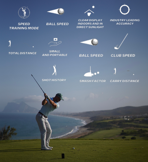 A-ONE Precision Performance Portable Launch Monitor + 12 month Premium App Subscription